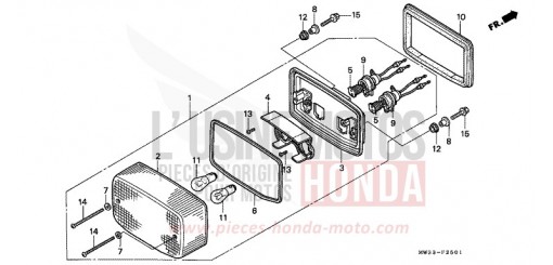 FANALE POSTERIORE (CB750F2) CB750F2R di 1994